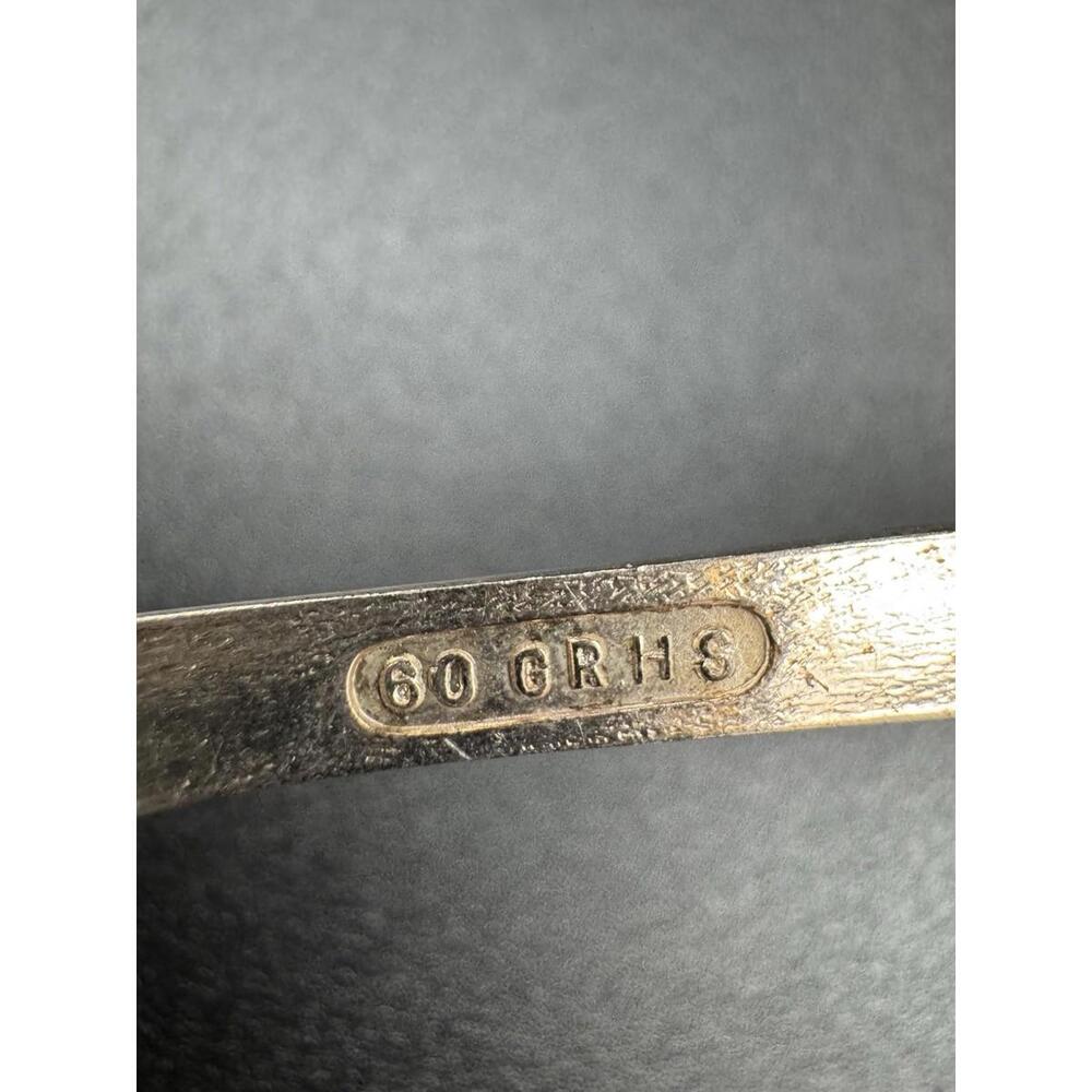 Vintage Norge Norwegian Enamel Souvenir Spoon Silver Plated 60 GR HS Great Condi - Picture 4 of 6